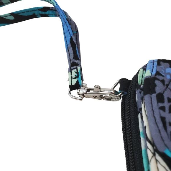 Vera Bradley Perfectly Floral All In One Crossbody RFID Phone Wallet Fits IPHONE - Picture 3 of 11